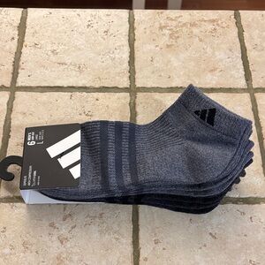 adidas Men's Dark Gray Athletic Crew Socks
